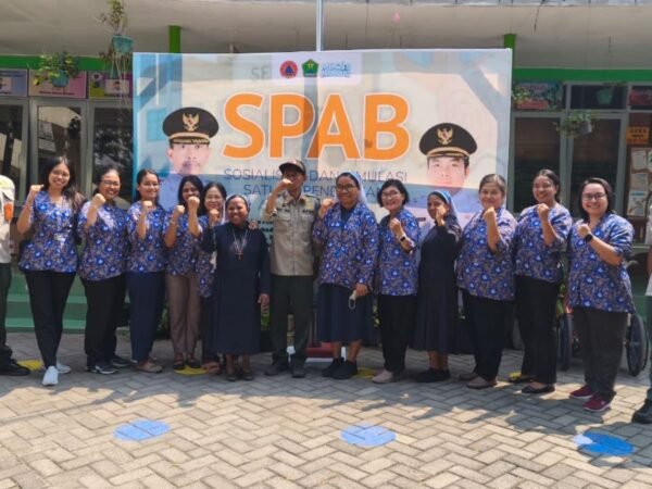SDK Bhakti Luhur Ikuti Sosialisasi dan Simulasi Satuan Pendidikan Aman Bencana (SPAB)
